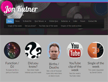 Tablet Screenshot of jonkutner.com